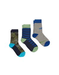 3er Pack Socken Dinos Camouflage Jungen Joules
