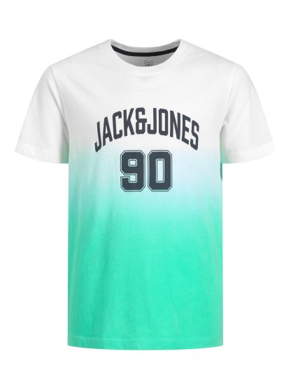 T-Shirt Farbverlauf Logoprint Jungen Jack & Jones