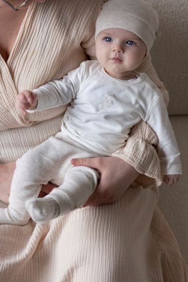 Babymütze Rippstruktur uni Feetje