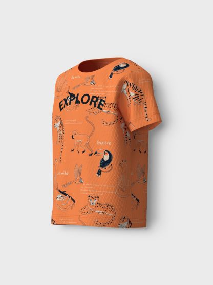 T-Shirt Tiermotive EXPLORE Jungen name it