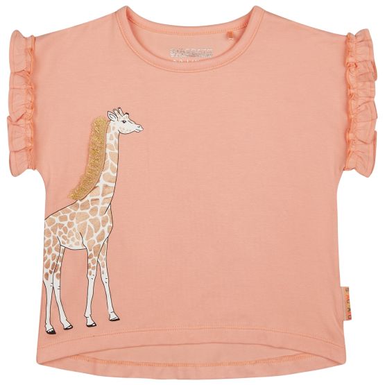 T-Shirt / Top Giraffe Rüschen Mädchen Staccato
