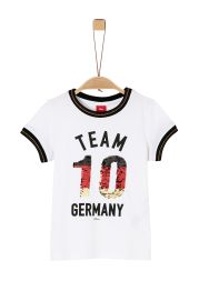 T-Shirt WM Team10 Wendepailletten Mädchen s.Oliver
