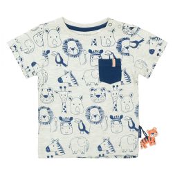 T-Shirt Tiere allover Jungen Staccato