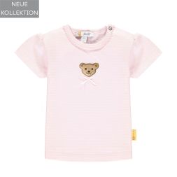T-Shirt Teddyapplikation Schleife Mädchen Steiff