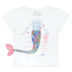 T-Shirt Meerjungfrau 3D Flosse Mädchen Jette
