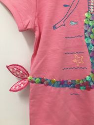 T-Shirt Meerjungfrau 3D Flosse Mädchen Jette