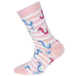 Socken geringelt Flamingos Mädchen Ewers