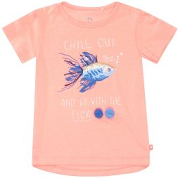 T-Shirt Fisch Chill Out Mädchen Basefield