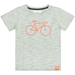 T-Shirt geringelt Fahrrad Jungen Staccato
