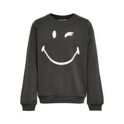 Sweatshirt Smiley Rundhals Mädchen Kids Only
