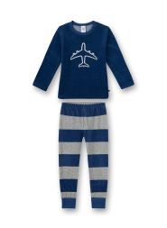 Nickyschlafanzug Flugzeug Jungen Sanetta
