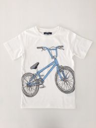 T-Shirt Fahrrad Jungen Attention