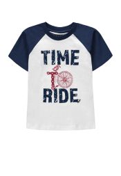 T-Shirt time to ride kombiniert Jungen Kanz