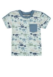 T-Shirt Dinoskelette allover Jungen Kanz