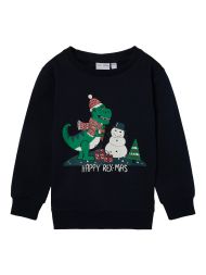 Sweatshirt Happy Rex-Mas Dino Jungen name it
