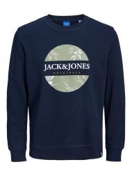 Sweatshirt Logoprint Rundhals Jungen Jack & Jones