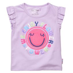 T-Shirt Smiley Flower Power Mädchen Staccato