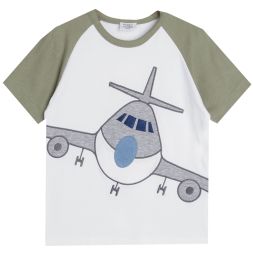 T-Shirt Ancher Flugzeug Jungen Hust & Claire