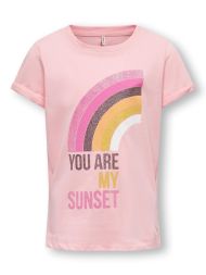 T-Shirt Regenbogen Sunset Mädchen Kids Only
