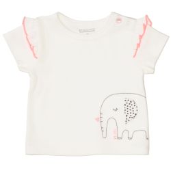 T-Shirt Elefant Rüschen Mädchen Staccato