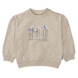 Sweatshirt Blumenmotive Rundhals Mädchen Basefield