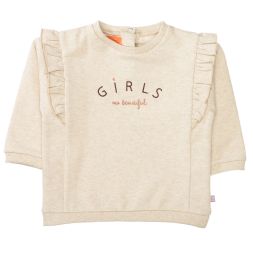 Sweatshirt GIRLS Rüschen Rundhals Mädchen Staccato