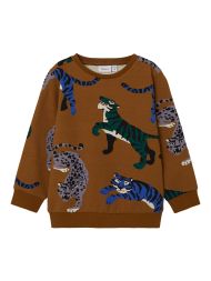 Sweatshirt Tigermotive Rundhals Jungen name it