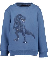 Sweatshirt Dinosaurier Rundhals Jungen Blue Seven