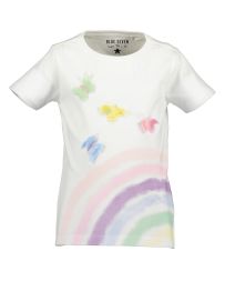 T-Shirt Schmetterlinge 3D Mädchen Blue Seven