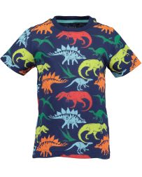 T-Shirt Dinosaurier Jungen Blue Seven