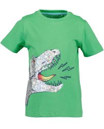 T-Shirt Dinosaurier holographisch Junge Blue Seven