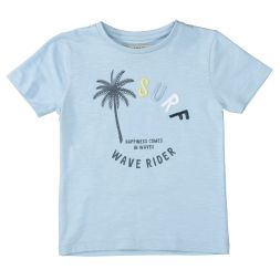 T-Shirt SURF Stickerei Jungen Basefield