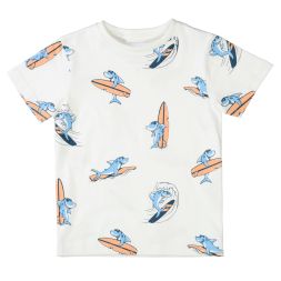 T-Shirt Haie mit Surfbrettern Jungen Staccato