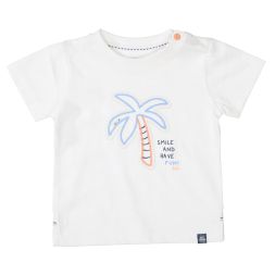 T-Shirt Palme smile and have fun Jungen Staccato