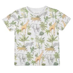 T-Shirt wilde Tiere & Palmen Jungen Staccato